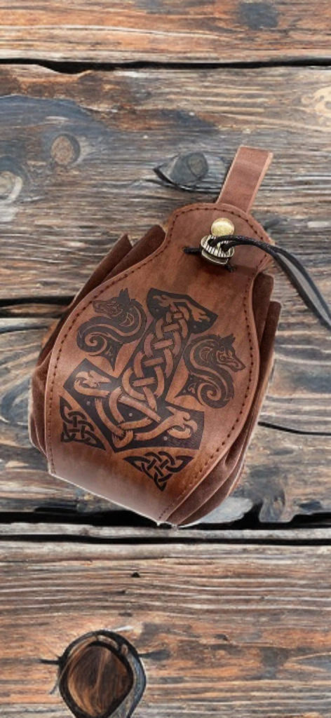Leather Dice Bag