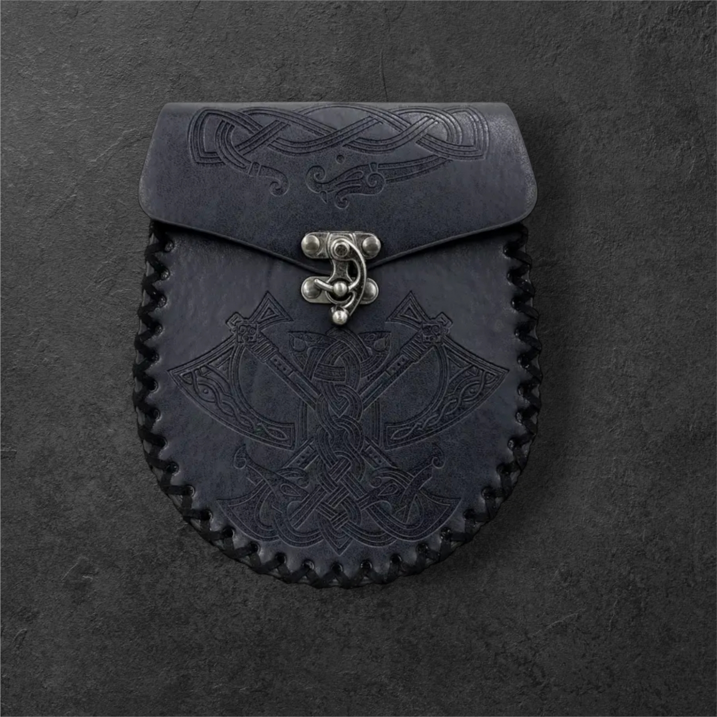 Leather Bag ( Viking Axe )
