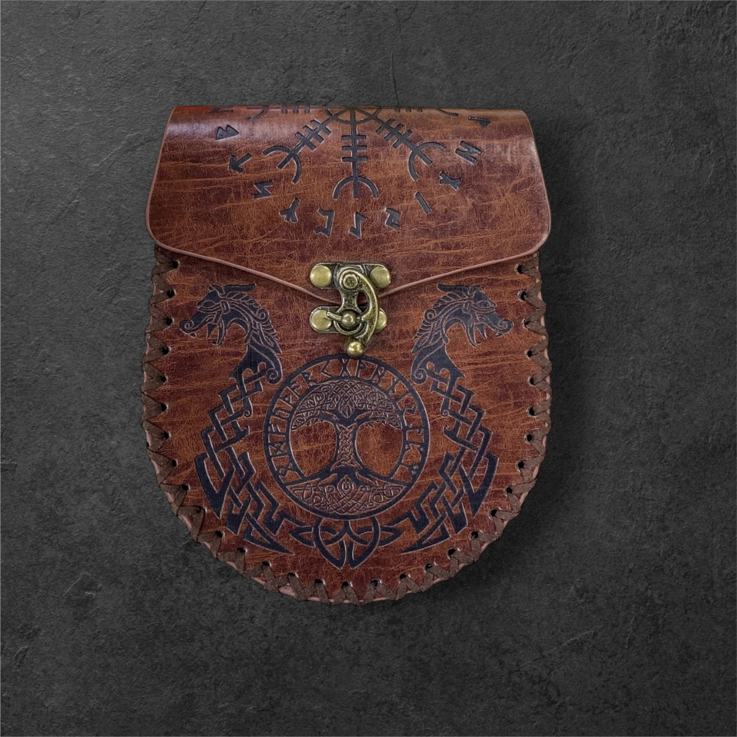 Leather Bag ( Tree of Life )